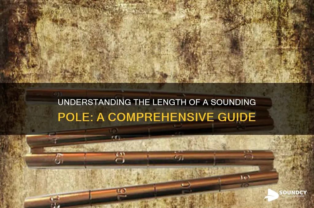 how long is a sounding pole