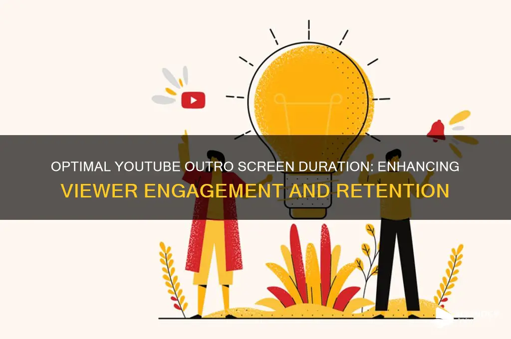 how long sound the outro screen be on youtuibe