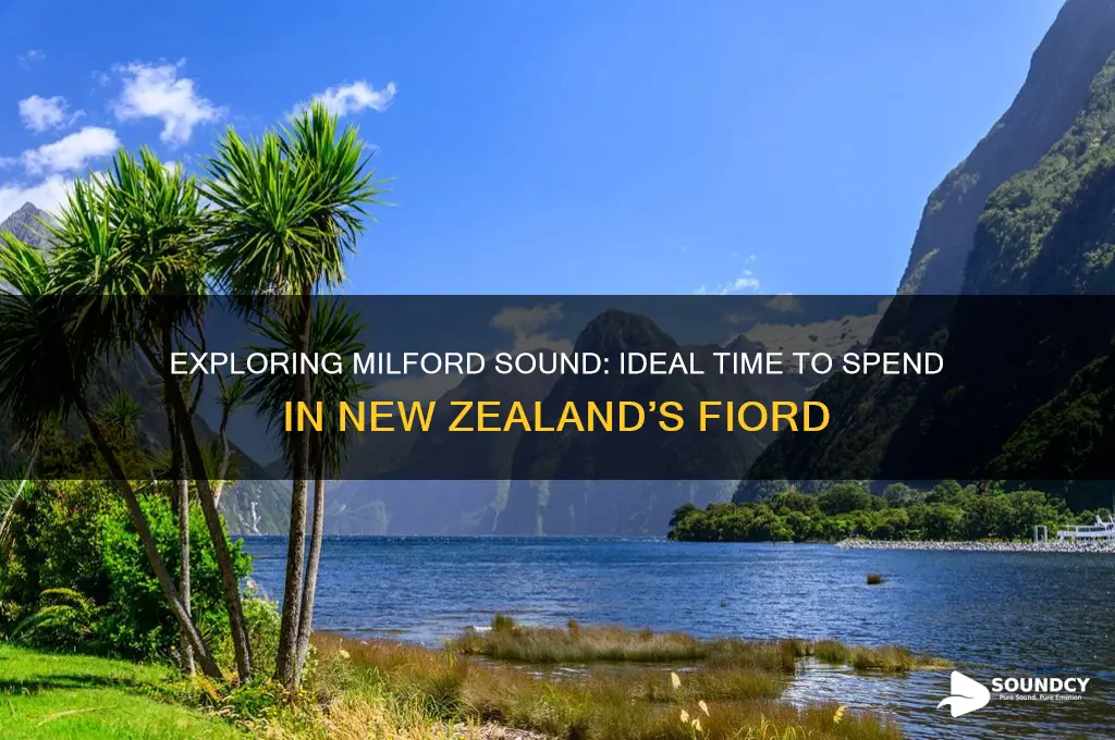 how long spend milford sound