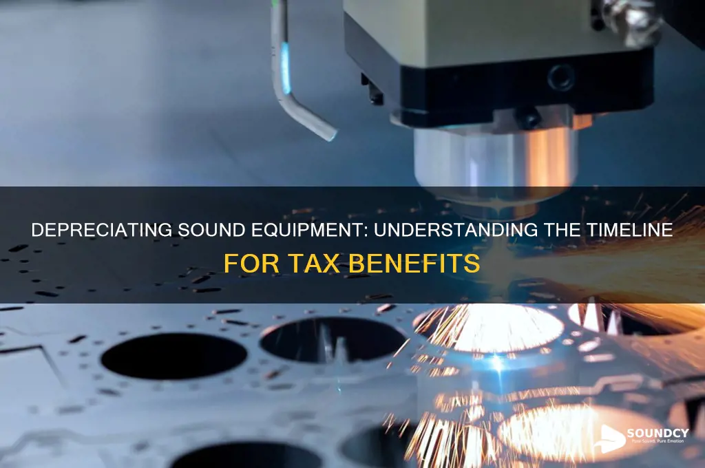 how long to depreciate sound equipment