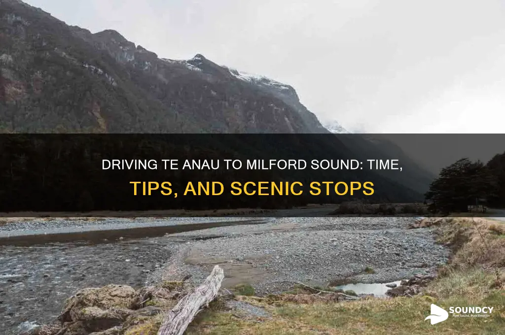 how long to drive te anau to milford sound