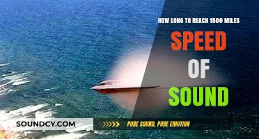 Breaking the Sound Barrier: Time to Hit 1500 Miles Speed of Sound