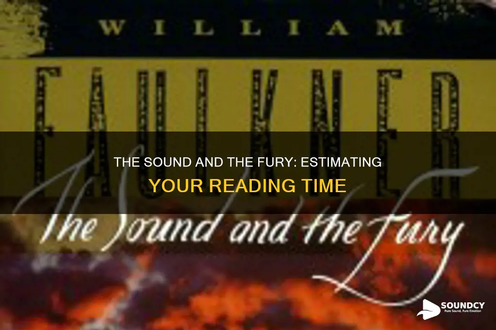 how long to read the sound and the fury
