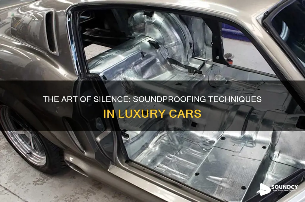 how luxury cars are sound proofed