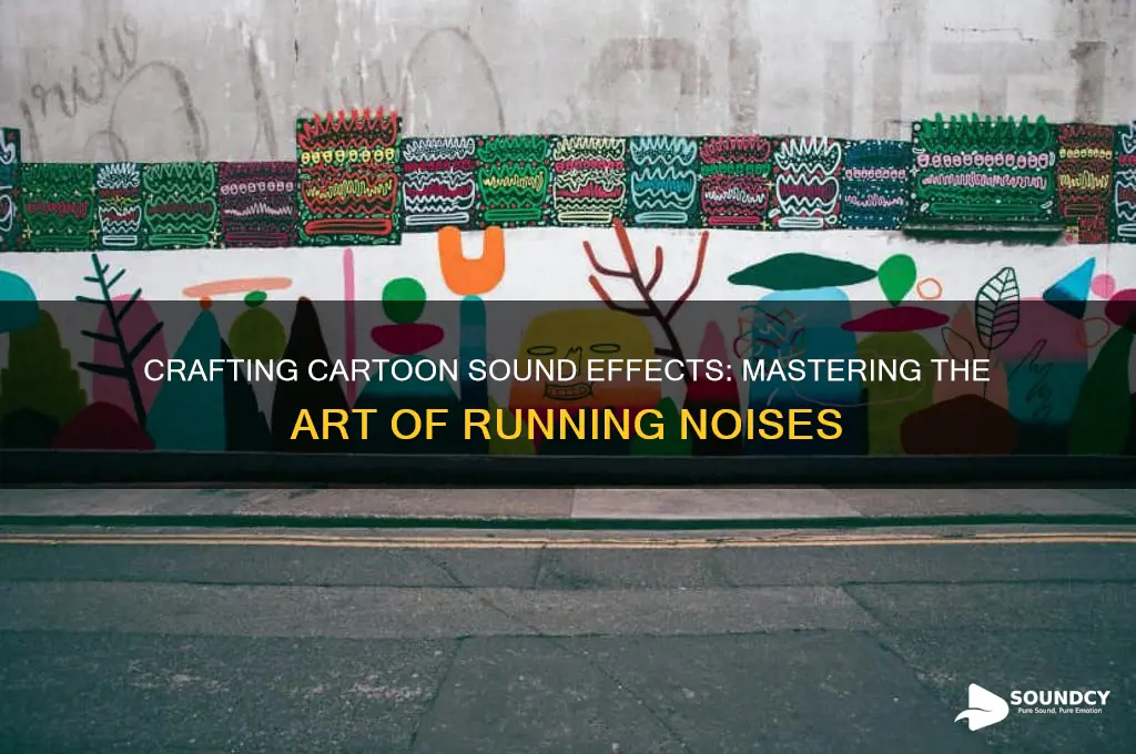 how make cartoon sound running