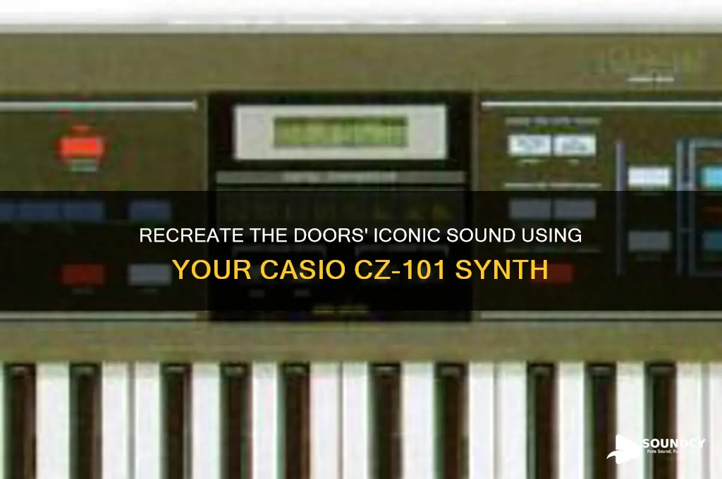 how make casio cz 101 sound like the doors