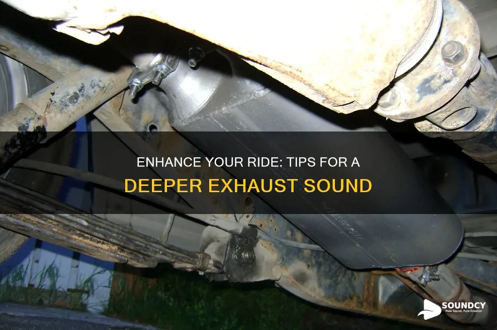 how make exhaust sound deeper