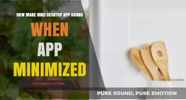 Make Your Ring Desktop App Sound Even When Minimized: A Simple Guide