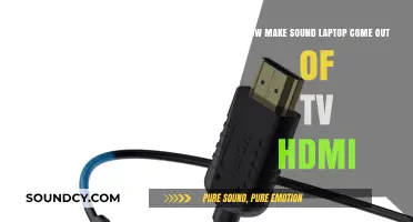Connect Laptop to TV via HDMI for High-Quality Audio Output