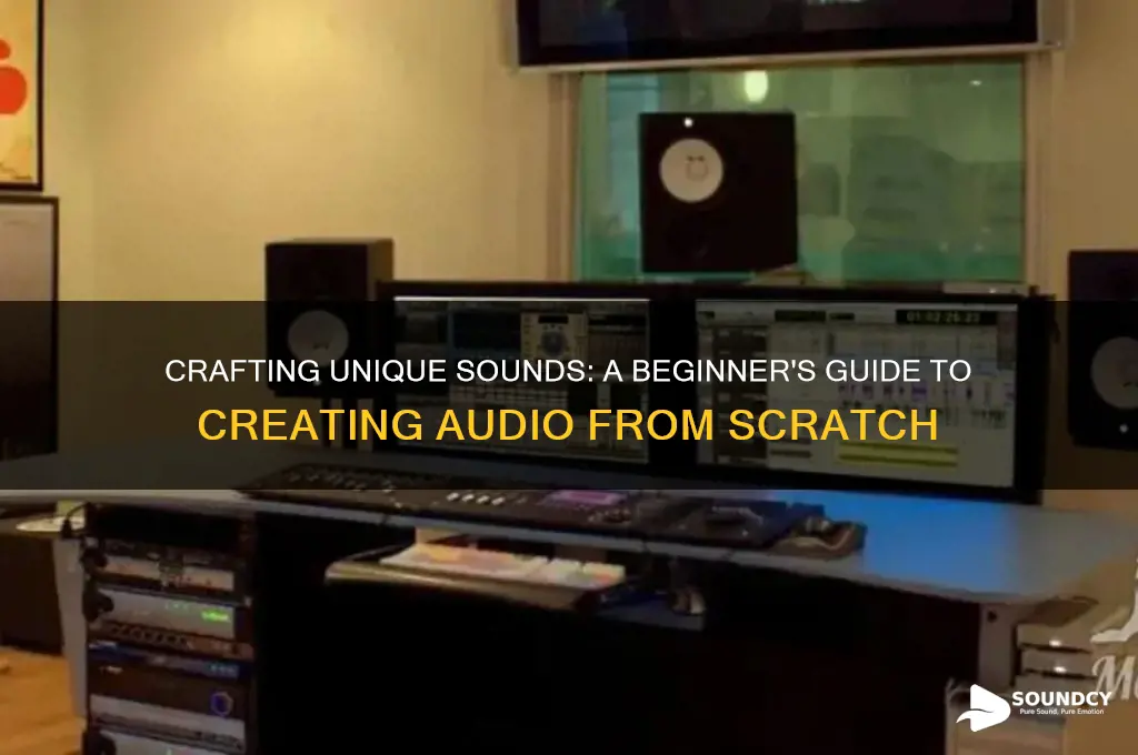 how make sounds from scratch