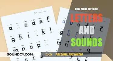 Exploring the Alphabet: Letters, Sounds, and Their Count Revealed