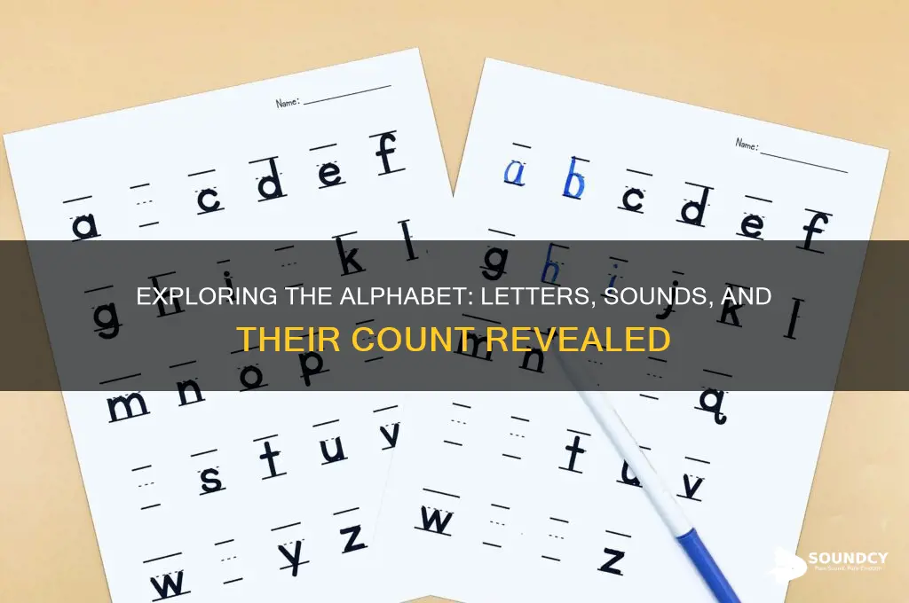 how many alphabet letters and sounds