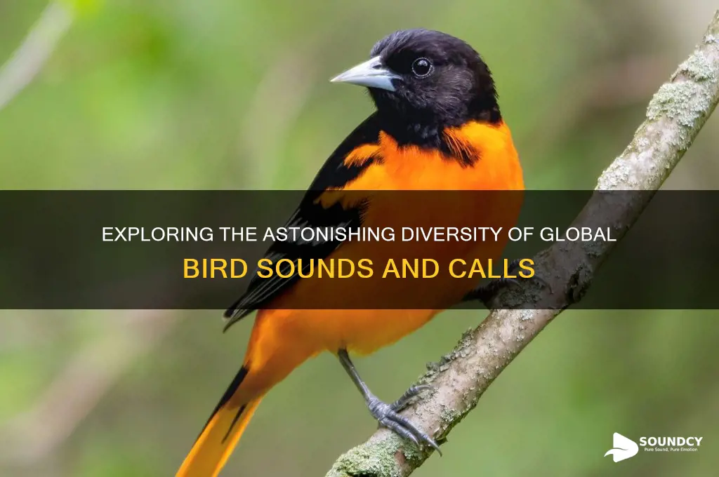 how many bird sounds are there in the world