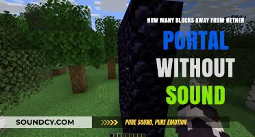 Silent Nether Portal Navigation: Optimal Block Distance Without Sound