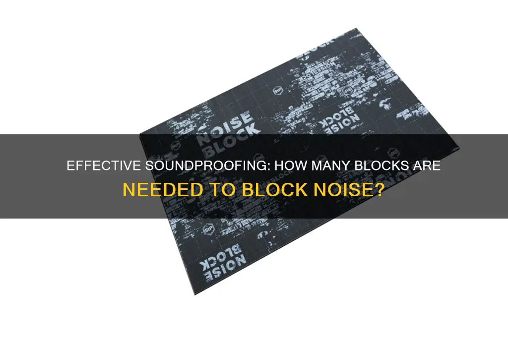 how many blocks does it take to null sound