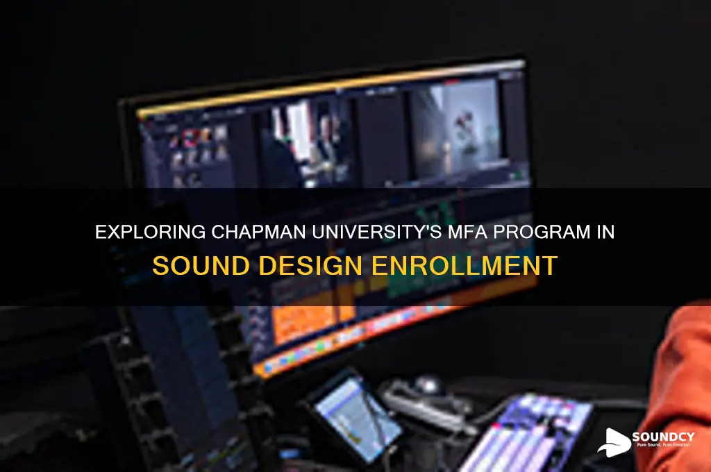 how many chapman sound design mfa