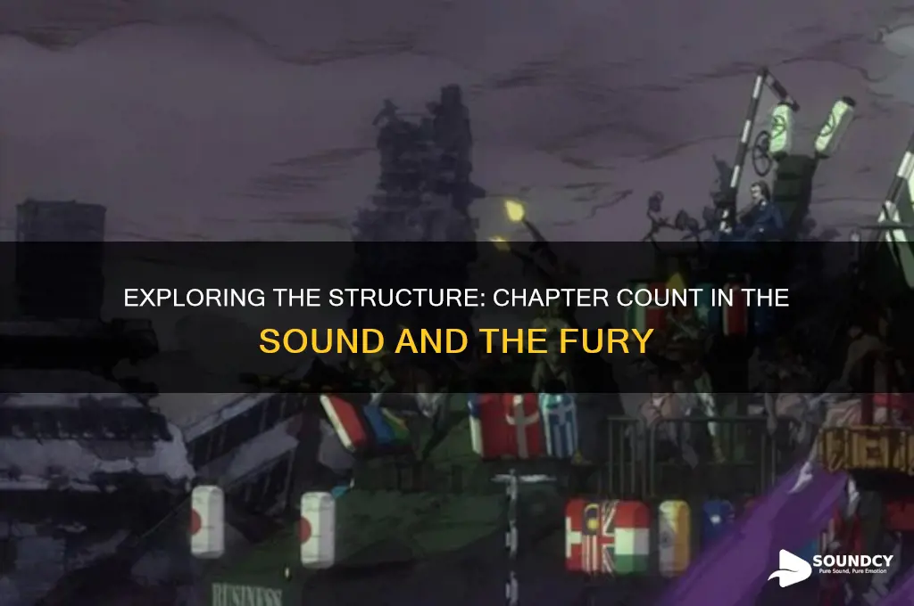 how many chapters in the sound and the fury