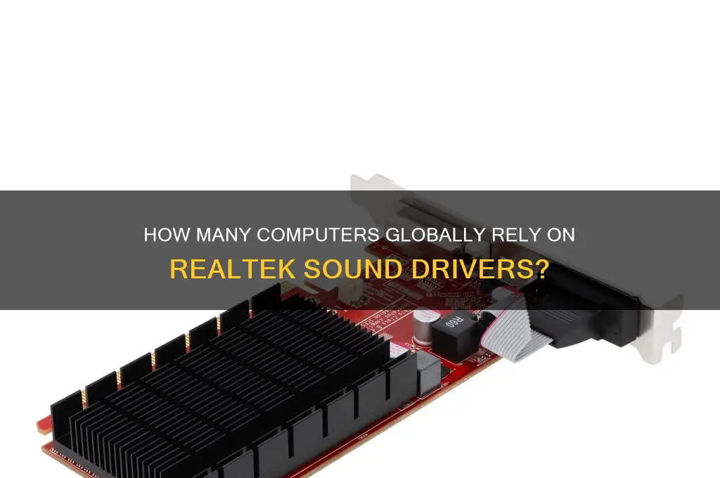 how many computers run realtek sound