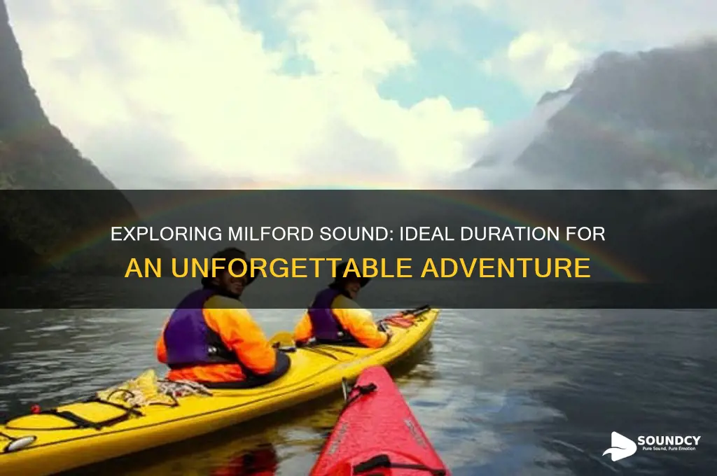 how many days in milford sound