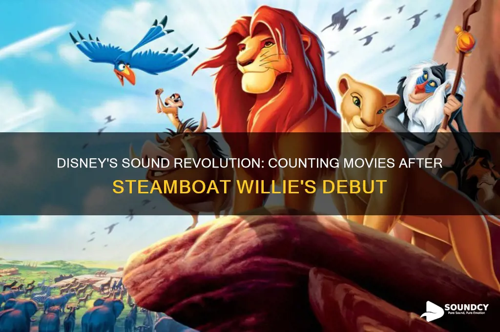 how many disney movies after steamboat willie had sound