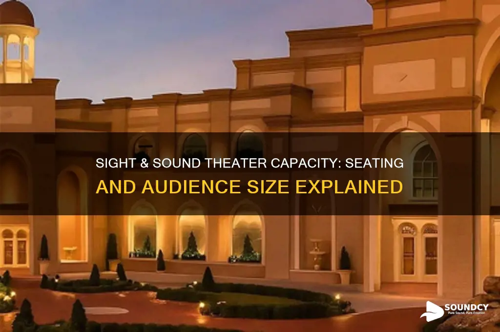 how many does the sight and sound theater hold