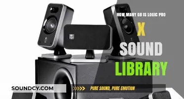 Logic Pro X Sound Library Size: How Many GB Do You Need?
