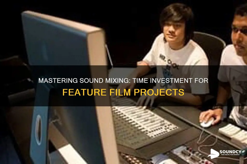 how many hours to mix sound on a feature