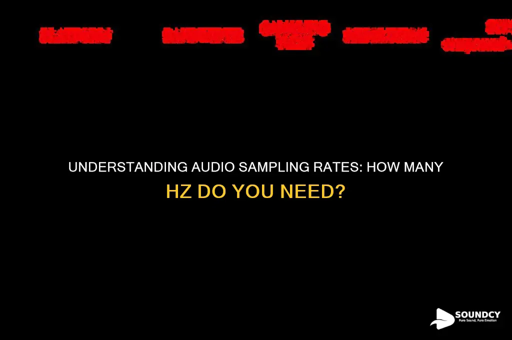 how many hz sampling sound audio