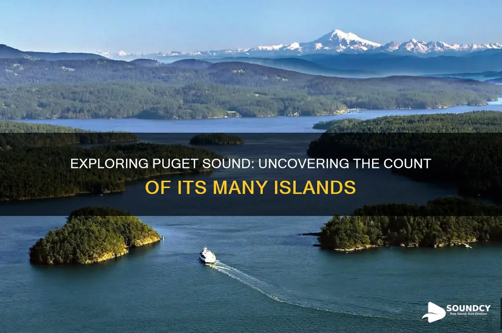 how many islands in puget sound