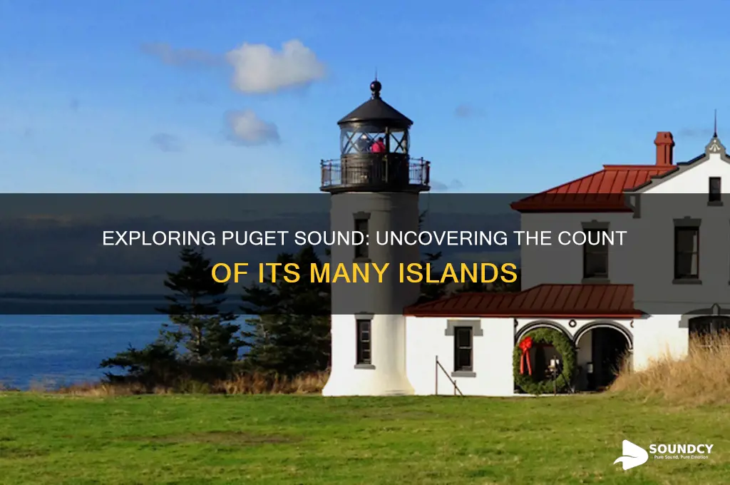 how many islands puget sound