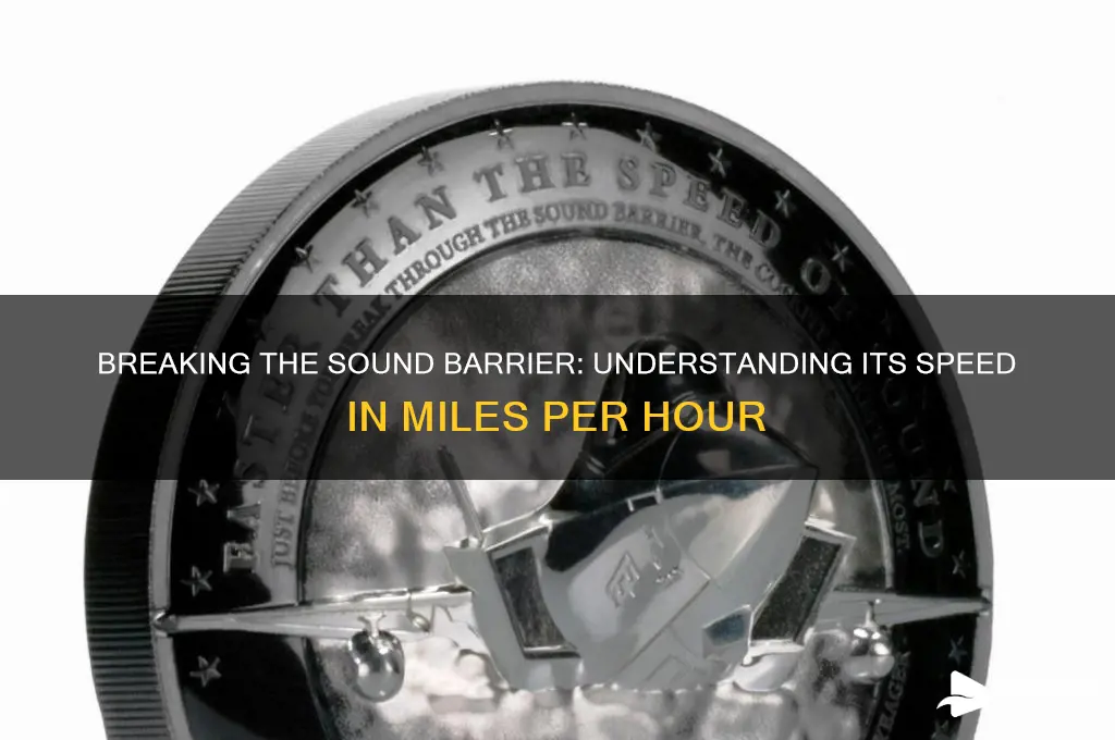 how many miles an hour is the sound barrier