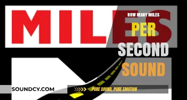 How Fast Does Sound Travel in Miles Per Second?