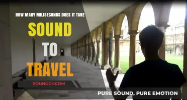 Sound Travel Time: Milliseconds Unveiled in Acoustic Journey