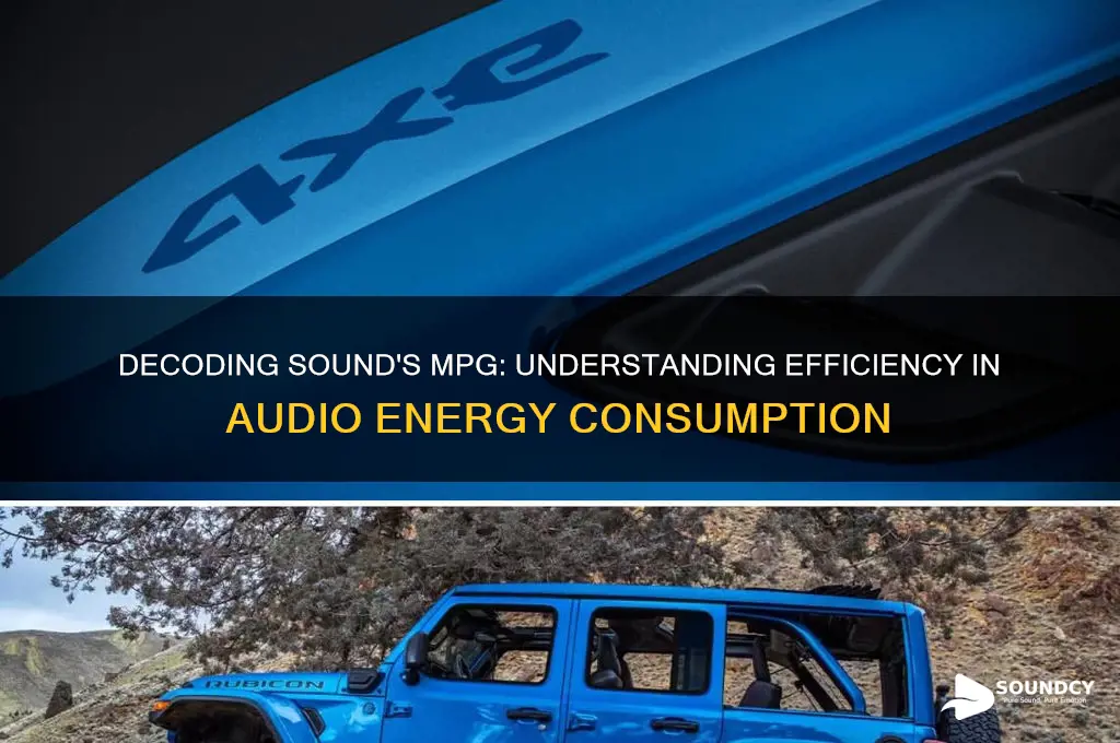 how many mpg is sound