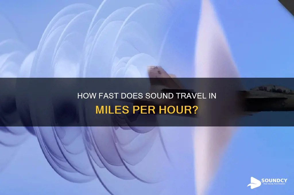 how many mph does sound travel