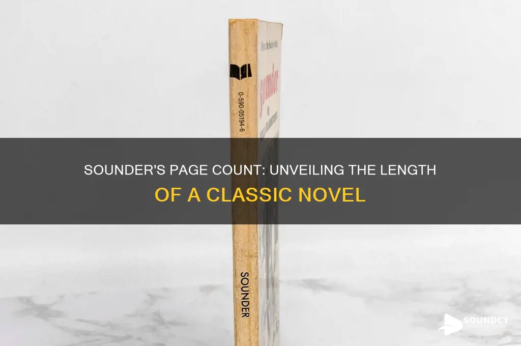 how many pages are there in the book sounder