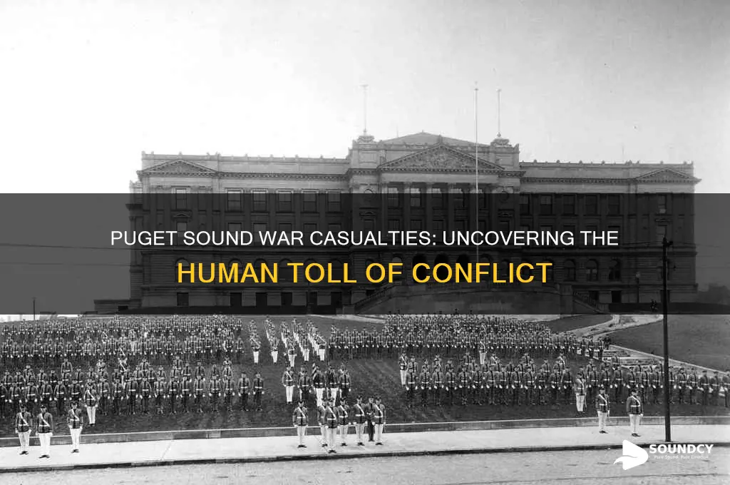 how many people died in the puget sound war