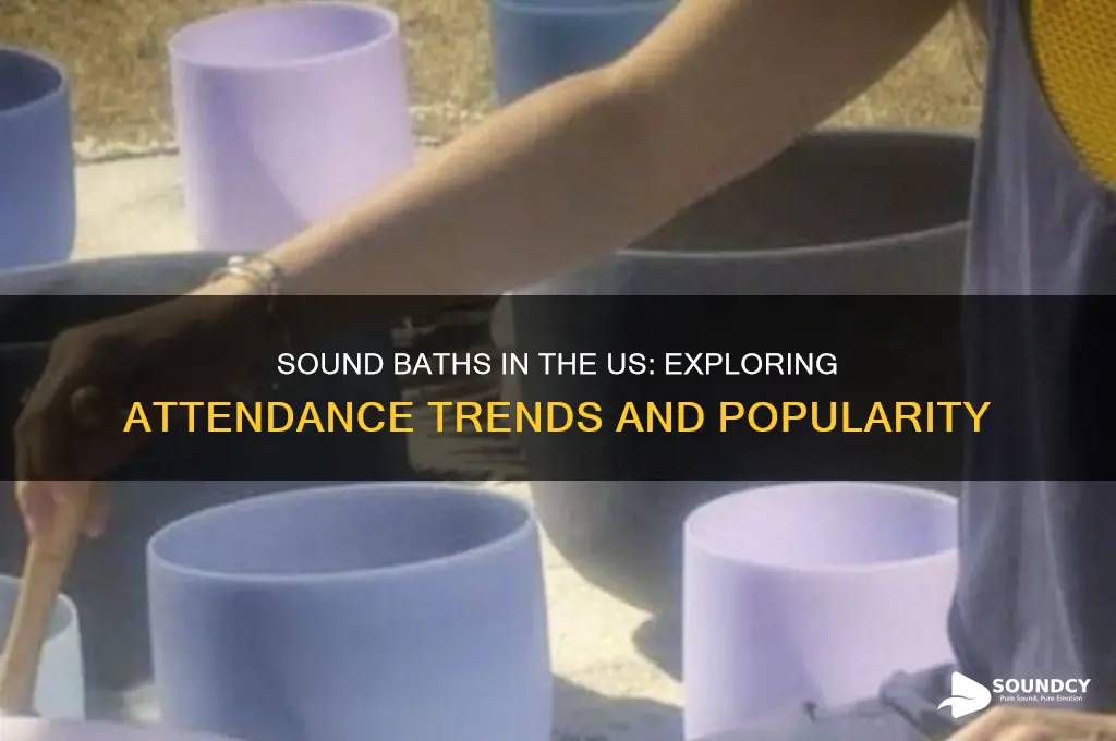how many people in the us attend sound baths
