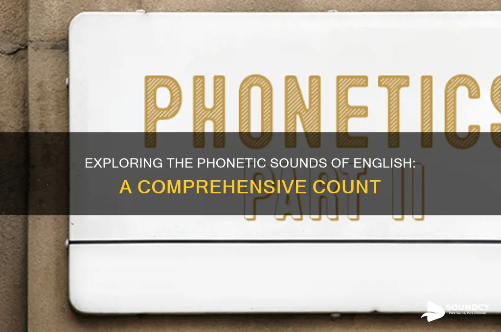 how many phonetic sounds are in the english language