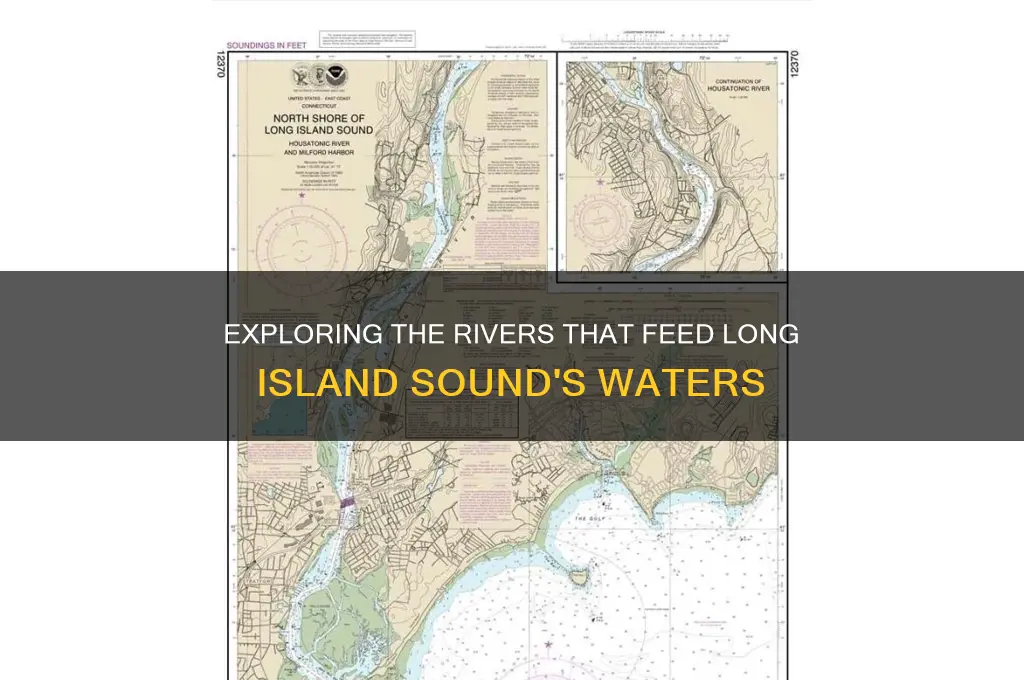 how many rivers run into the long island sound