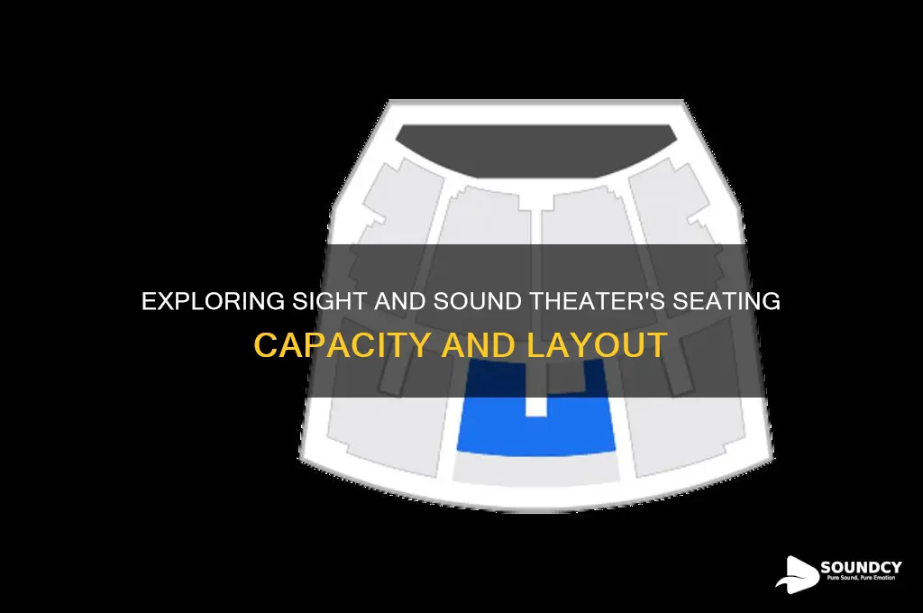 how many seats are in sight and sound theater