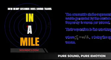 Sound's Mile-Long Journey: Calculating Seconds of Travel Time