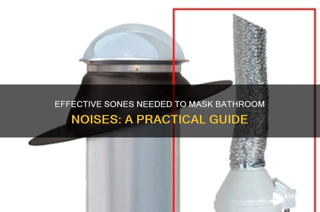 how many sones to cover fart sound in bathroom