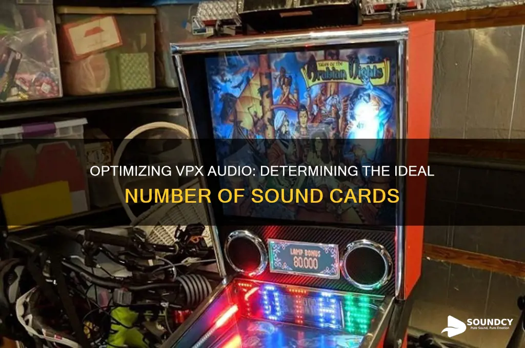how many sound cards do you need for vpx