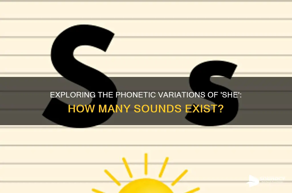 how many sound is for she