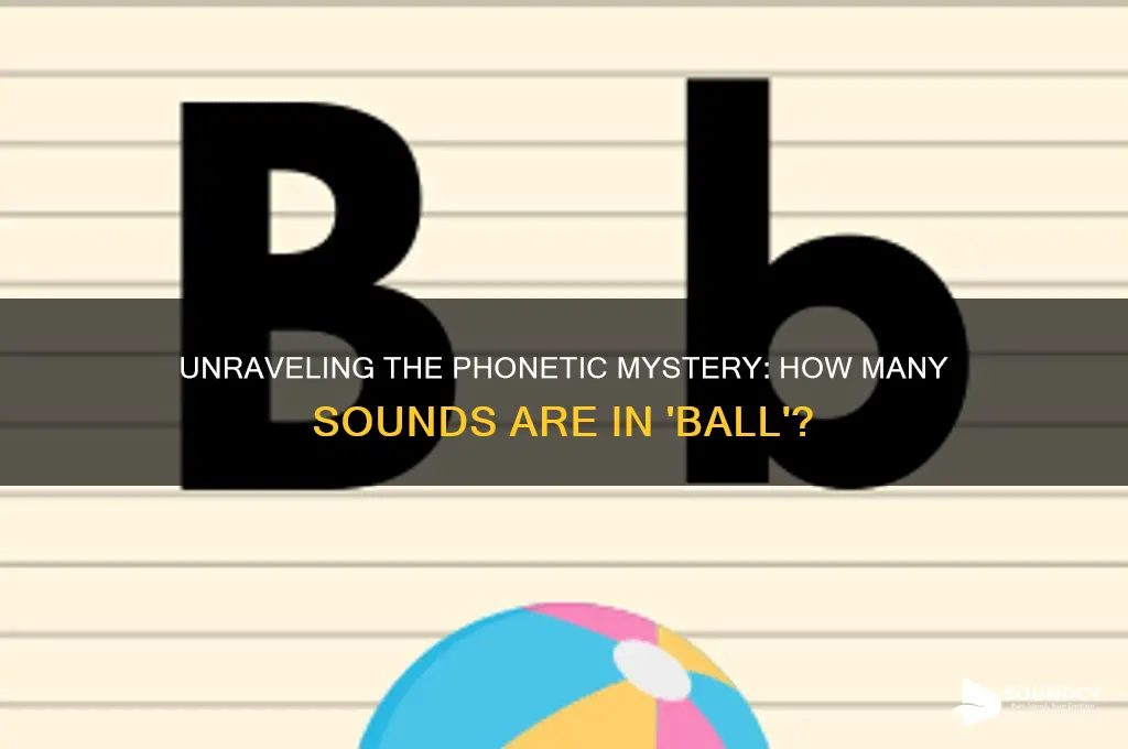 how many sounds are in ball