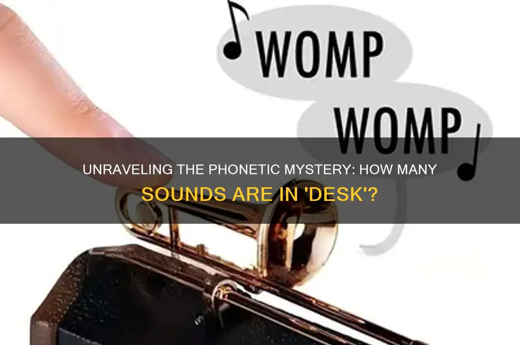 how many sounds are in desk