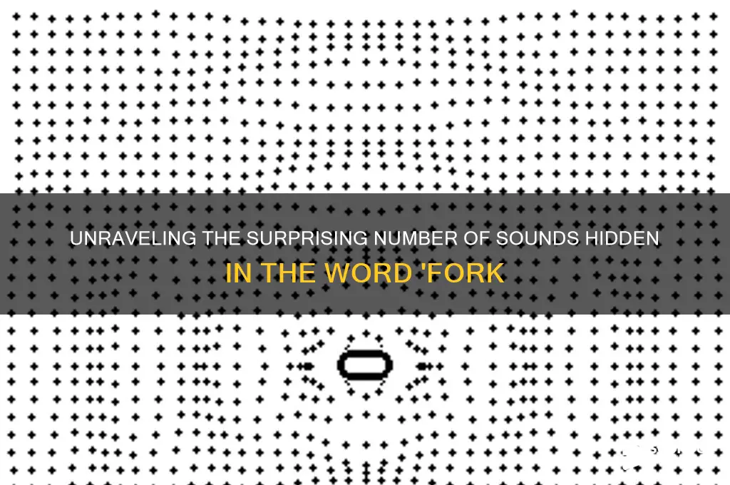 how many sounds are in fork