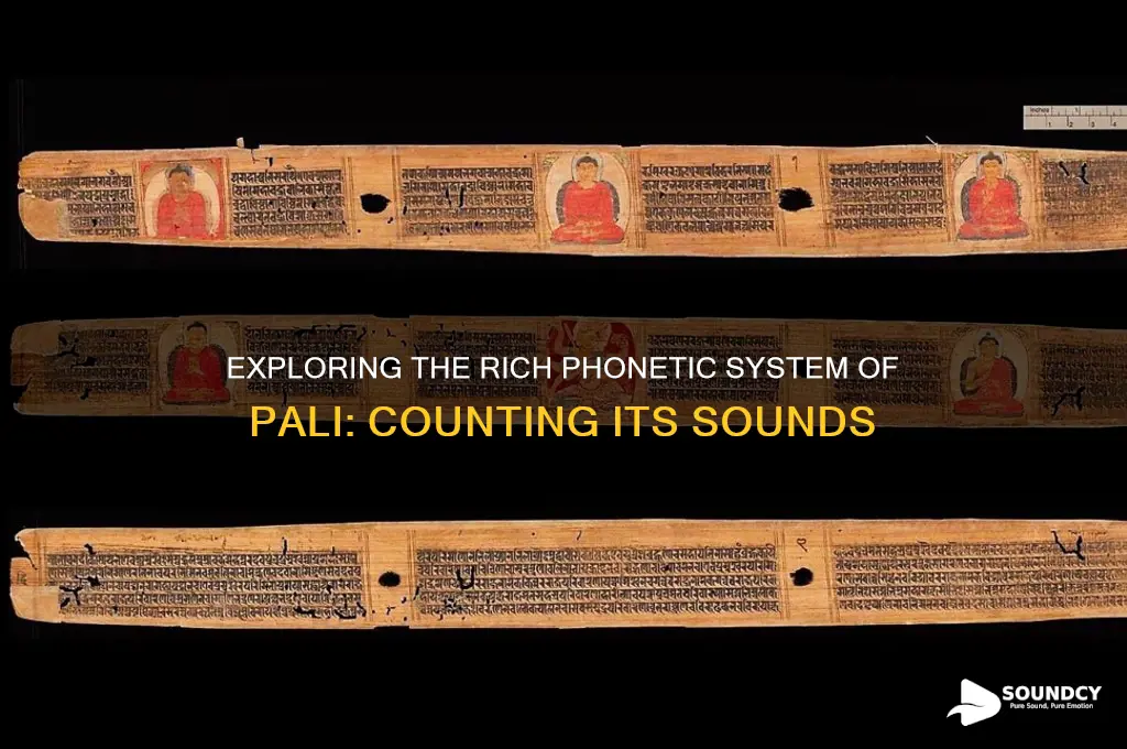 how many sounds are in pali