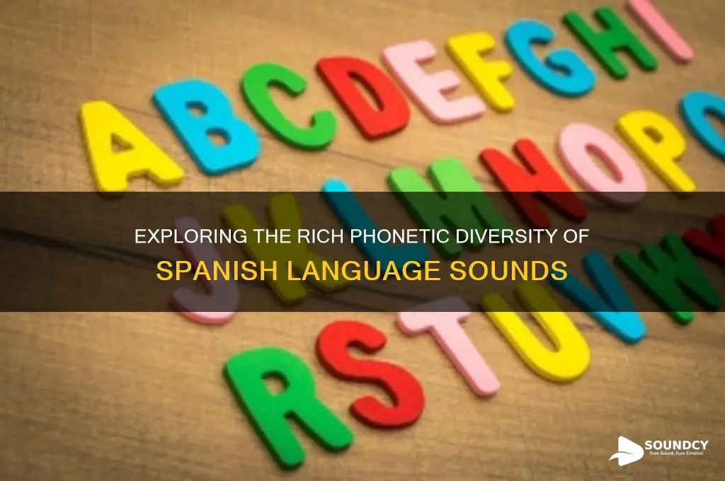 how many sounds are there in the spanish language